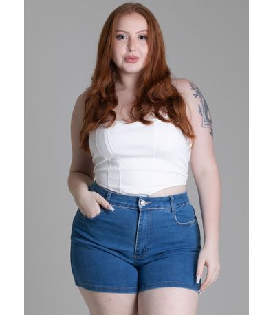 Shorts Jeans Sawary Plus Size - 278075