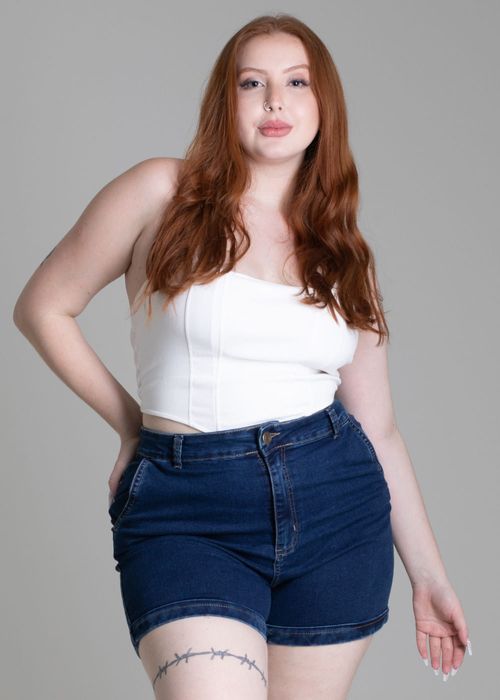 Shorts Jeans Sawary Plus Size - 278268