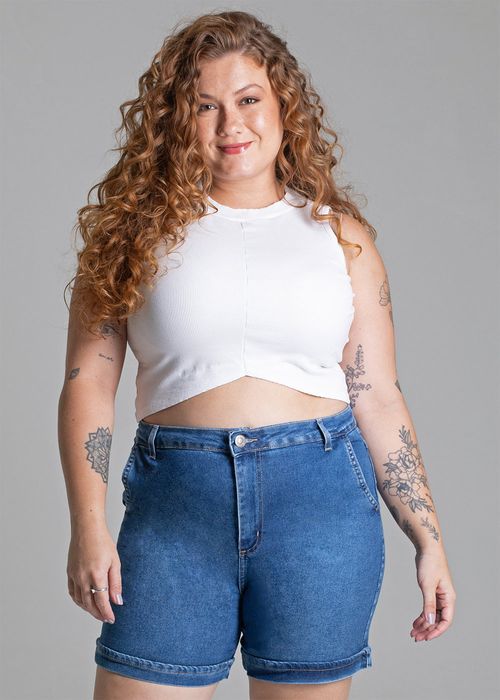 Shorts Jeans Sawary Plus Size - 278430