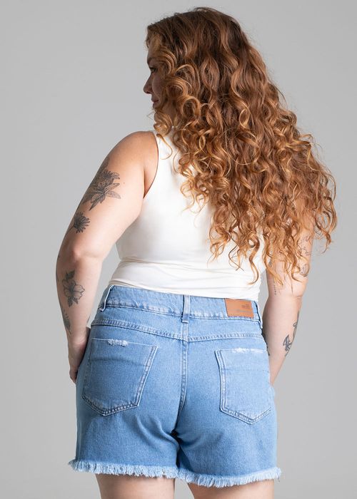 Shorts Jeans Sawary Plus Size - 278746