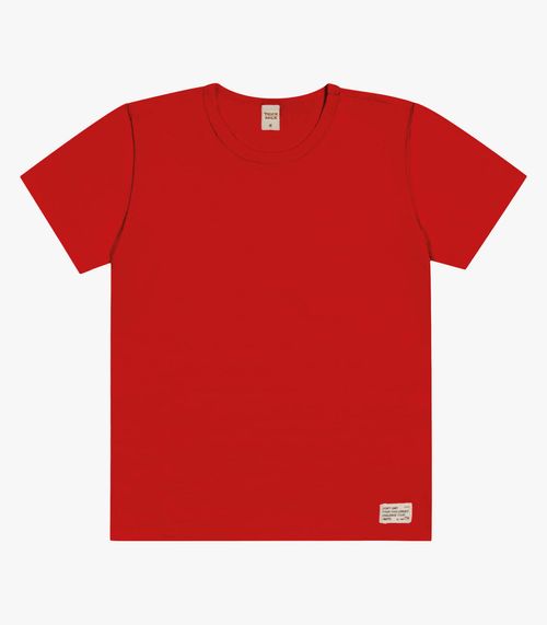 Camiseta Infantil Masculina  Meia Malha Trick Nick Vermelho