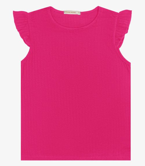 Blusa Juvenil Feminina Ribana Trick Nick Rosa