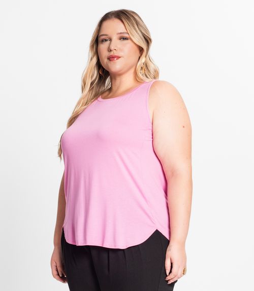 Blusa Feminina Plus Infinita Cor Rosa
