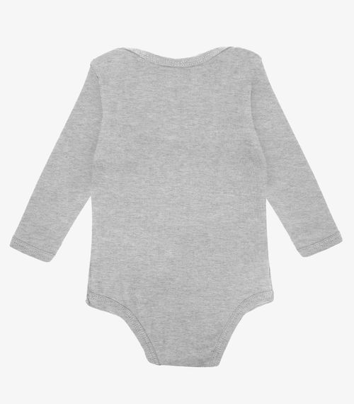 Body Infantil Unissex Select Cinza