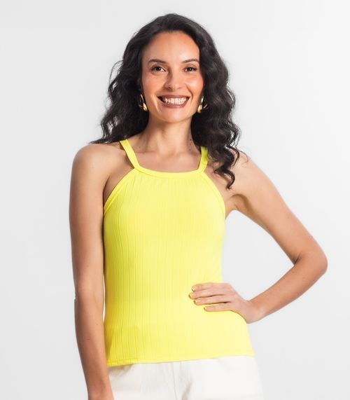 Regata Feminina Infinita Cor Amarelo