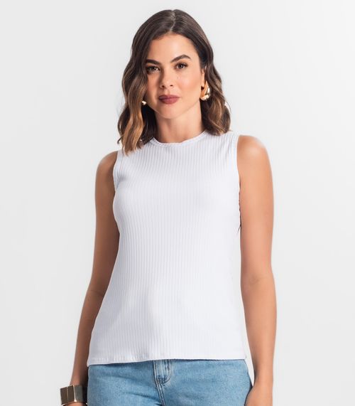 Regata Feminina Canelada Select Branco