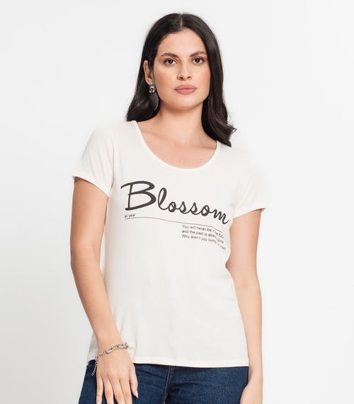 Blusa Feminina Estampada Select Bege