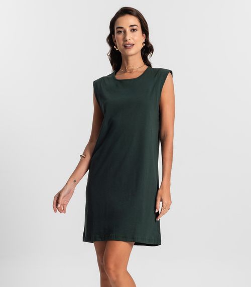 Vestido Liso Feminino Select Verde