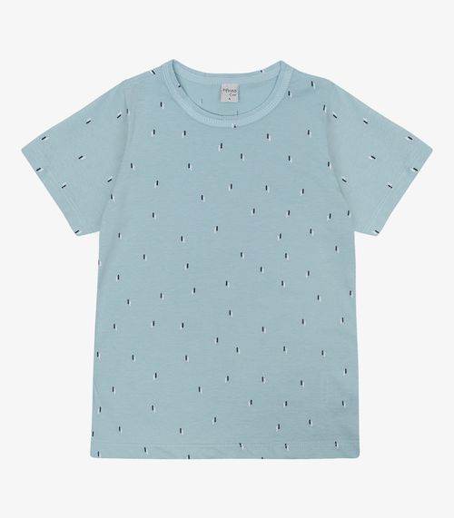 Camiseta Infantil Menino Coqueiros Infinita Cor Azul
