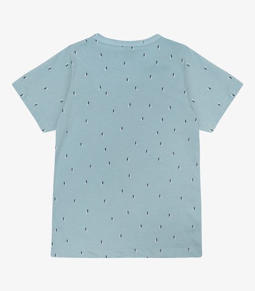 Camiseta Infantil Menino Coqueiros Infinita Cor Azul