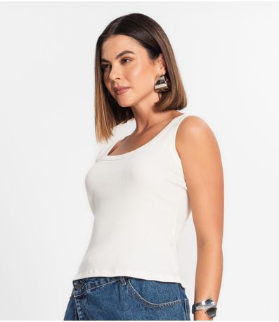 Regata Feminina Em Ribana Rovitex Bege