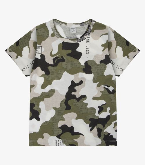 Camiseta Infantil Masculina Coqueiros Infinita Cor Verde