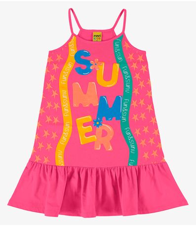Vestido Infantil Summer Rovi Kids Rosa