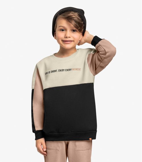 Blusão Infantil Masculino Trick Nick Bege