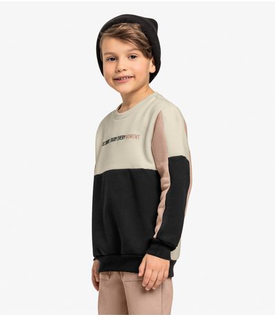 Blusão Infantil Masculino Trick Nick Bege