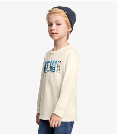 Conjunto Camiseta Com Calça Jeans Trick Nick Bege