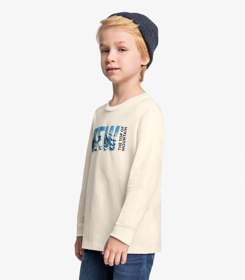 Conjunto Camiseta Com Calça Jeans Trick Nick Bege