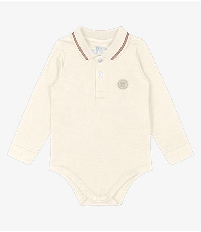 Body Polo Infantil Trick Nick Bege