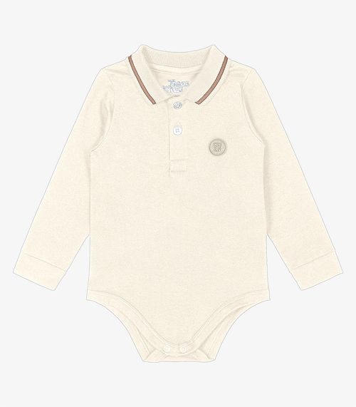 Body Polo Infantil Trick Nick Bege