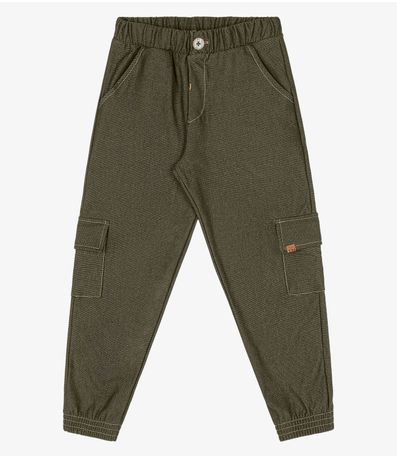 Calça Cargo Infantil Trick Nick Verde