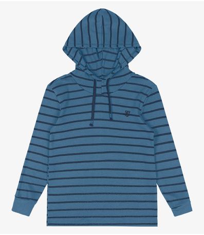 Camiseta Infantil Com Capuz Trick Nick Azul