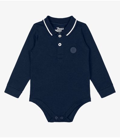 Body Polo Infantil Trick Nick Azul