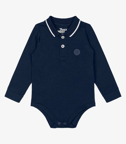 Body Polo Infantil Trick Nick Azul