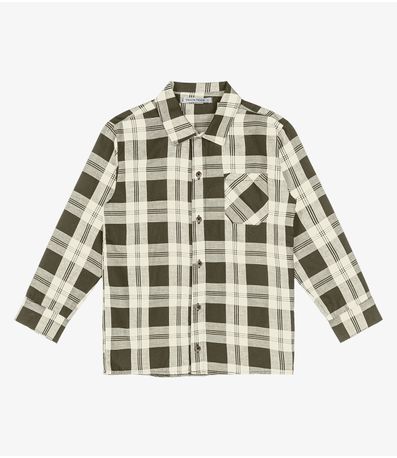 Camisa Infantil Manga Longa Trick Nick Verde
