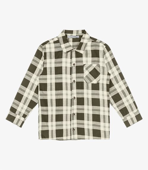 Camisa Infantil Manga Longa Trick Nick Verde