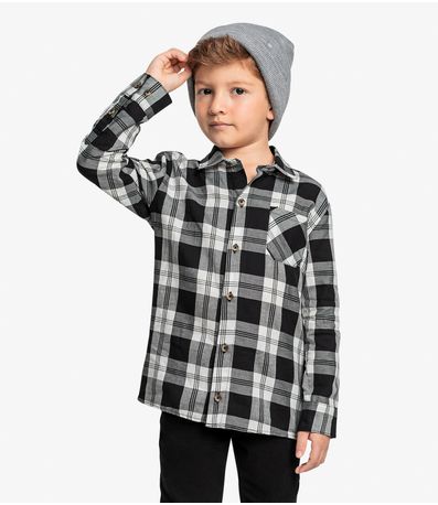 Camisa Infantil Manga Longa Trick Nick Preto