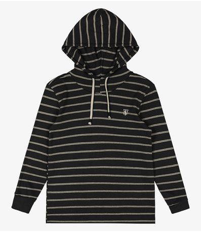 Camiseta Infantil Com Capuz Trick Nick Preto