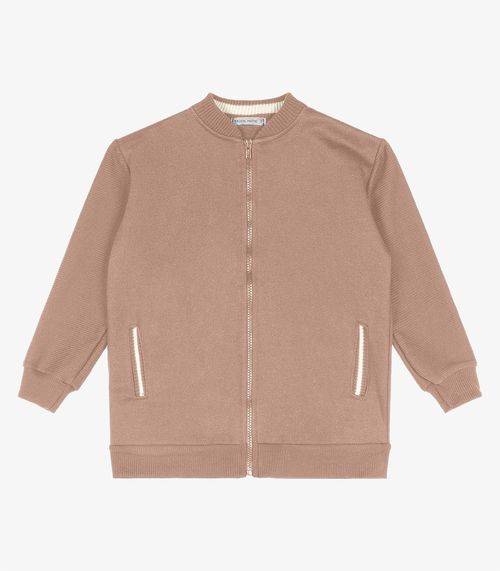 Jaqueta Infantil Masculina Bomber Trick Nick Marrom