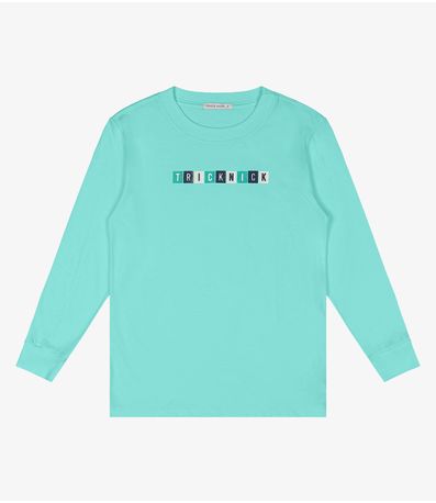 Camiseta Infantil Menino Trick Nick Azul