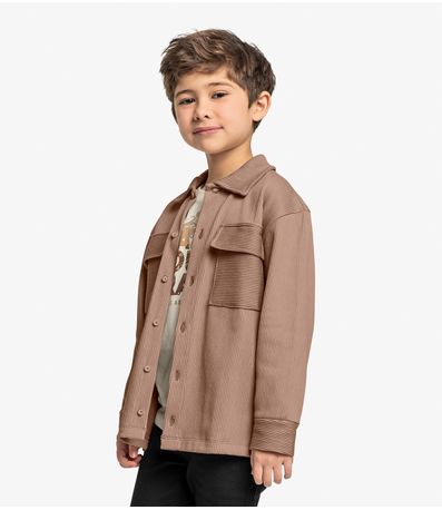 Camisa Infantil Menino Trick Nick Marrom