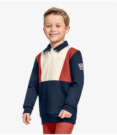 Blusão Infantil Masculino Trick Nick Azul