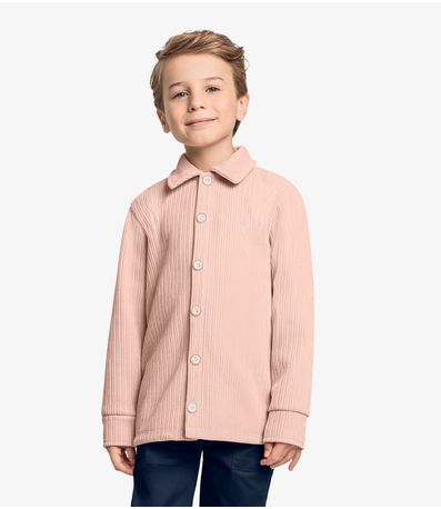 Camisa Infantil Manga Longa Trick Nick Rosa