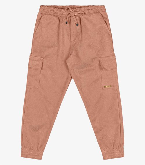 Calça Infantil Menina Jogger Trick Nick Marrom