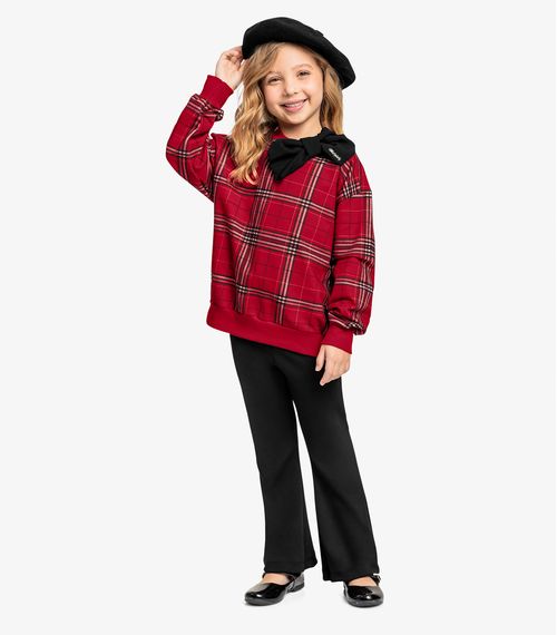 Conjunto Infantil Blusão Com Calça Trick Nick Vermelho