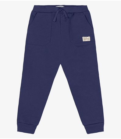 Calça Infantil Masculino Moletom Trick Nick Azul