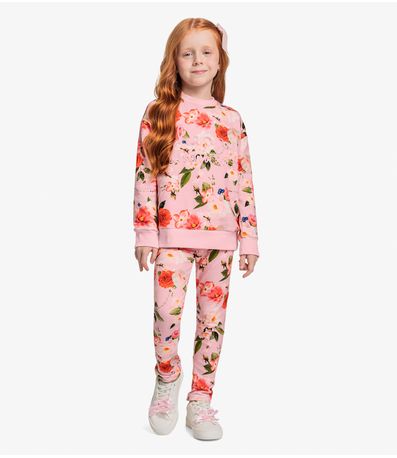 Conjunto de Blusão Com Legging Trick Nick Rosa