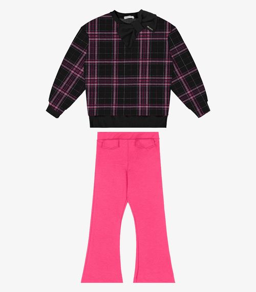 Conjunto Infantil Blusão Com Calça Trick Nick Preto