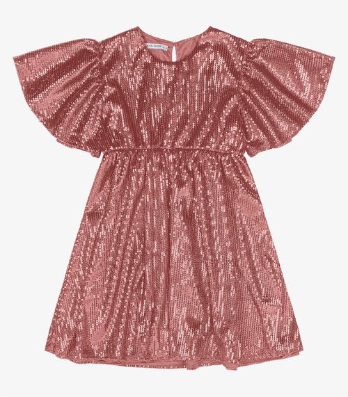 Vestido Infantil Manga Longa Trick Nick Unica