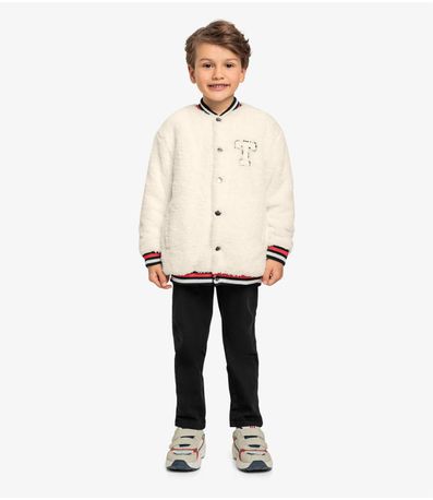 Calça Infantil Masculina Em Sarja Trick Nick Preto