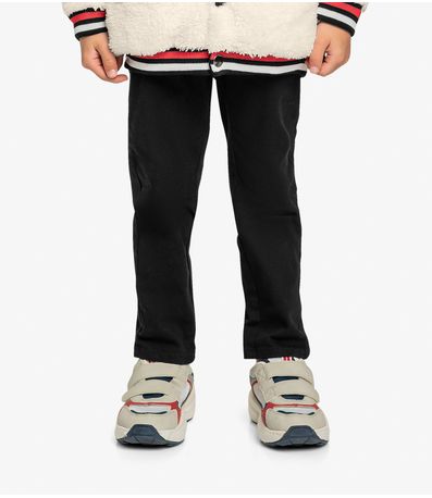 Calça Infantil Masculina Em Sarja Trick Nick Preto