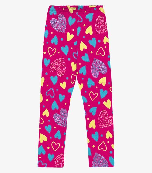 Legging Infantil Estampada Rovi Kids Rosa