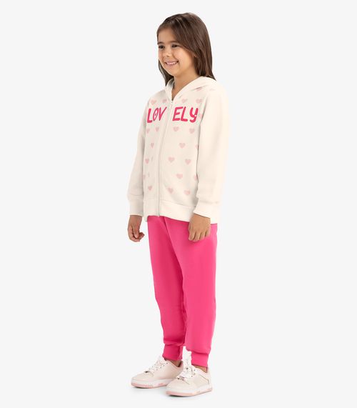 Conjunto Infantil Jaqueta Com Calça Rovi Kids Bege