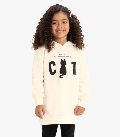 Conjunto Infantil Blusão Com Legging Rovi Kids Bege