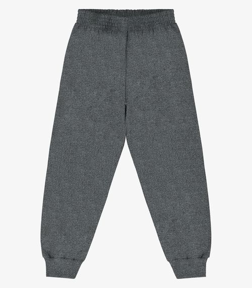 Calça Infantil Moletom Básica Rovitex Kids Cinza
