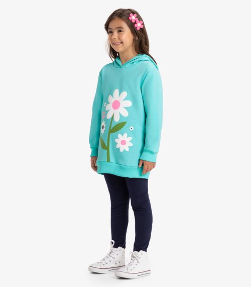 Conjunto Infantil Blusão Com Legging Rovi Kids Azul