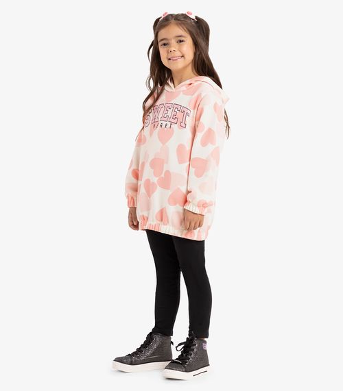 Conjunto Infantil Blusão Com Legging Rovi Kids Bege